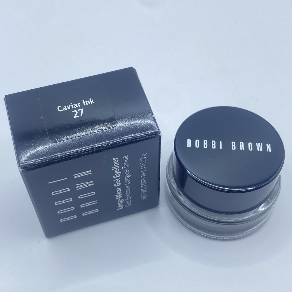 Bobbi Brown Long-Wear Gel Eyeliner Caviar Ink 27 Black Full Size .1oz/3g, NIB - Picture 2 of 9